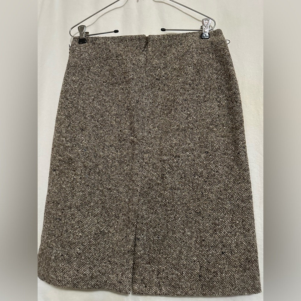Jcrew Classic Brown Tweed Skirt
